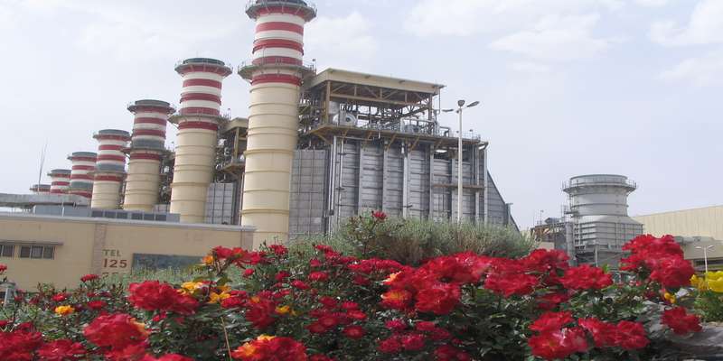 جهش تولید برق در نیروگاه شهید سلیمانی کرمان