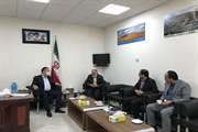 دیدار سیدعبدالمجید نژاد صفوی ،مدیرکل راه و شهرسازی استان با طاهر رستمی ،فرماندار اسفراین ،محسن لعل قادری ،شهردار اسفراین...