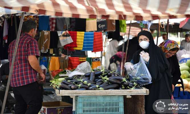 شروع مجدد بازارهای هفتگی در شهر ساری