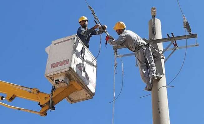 اصلاح 12 کیلومتر شبکه اصلی برق فشار متوسط  75 روستا و شهر سرفاریاب در کهگیلویه و بویراحمد