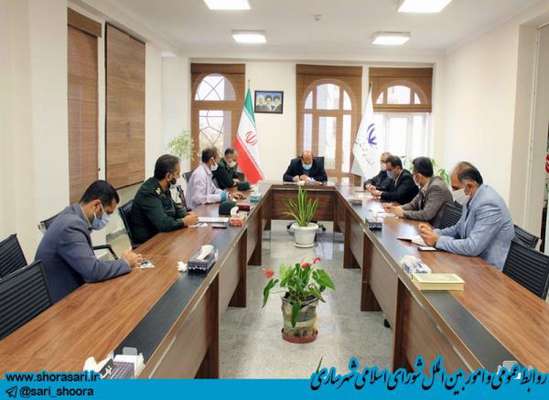 جلسه پیگیری ادامه روند احداث پروژه پارک موزه دفاع مقدس با حضور  علیجان شمشیربند رئیس شورای اسلامی شهر ساری