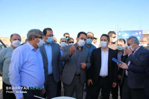 بازدید شهردار تبریز از پروژه مرکز دفن بهداشتی پسماند