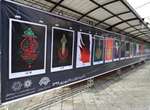 جلوه هنر محرم در میدان انقلاب ارومیه به نمایش گذاشته شد