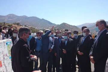 وزیر راه و شهرسازی از محور یاسوج، اصفهان و پاتاوه بازدید کرد