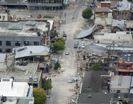 گزارش تصویری از زلزله ۶٫۳ ریشتری در نیوزیلند