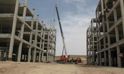 عملیات ساخت واحدهای مسکونی مهر در تکاب