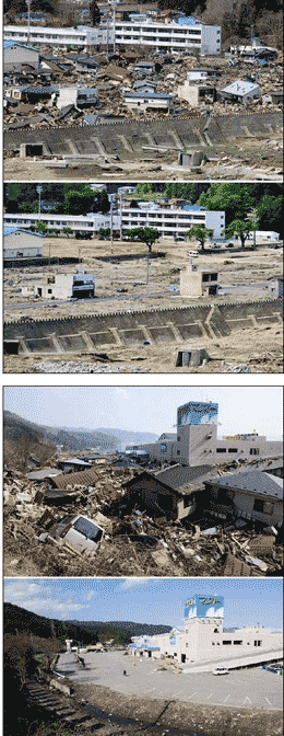 گزارش تصویری/ وضعیت ژاپن سه ماه بعد از زلزله