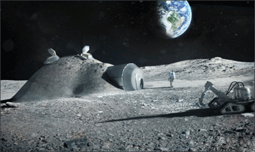 نورمن فاستر و ساخت و ساز در کره ماه