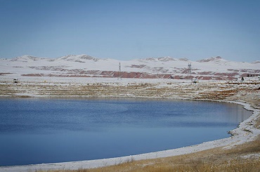 زمین‌خواری تهدیدی جدید برای دریاچه بزنگان