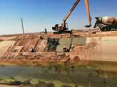 بازسازی نقاط بحرانی کانال "پای‌پل" در شبکه آبیاری کرخه شمالی خوزستان