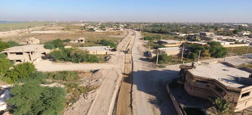 گزارشی از آخرین وضعیت پروژه تعریض ، زیرسازی و آسفالت جاده نظامی به طول تقریبی سه کیلومتر