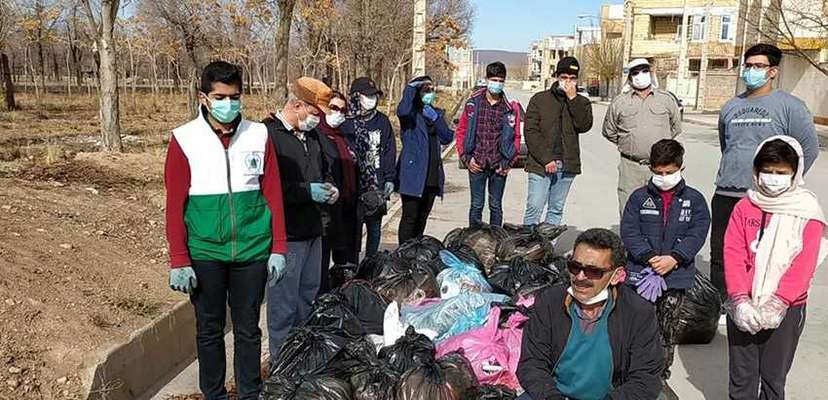 طبیعت چهارمحال و بختیاری با هدف افزایش توجه عمومی به خاک پاکسازی شد