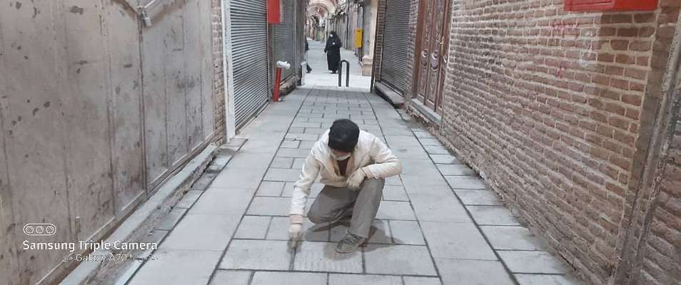 سنگفرش پامبوقچی بازار(بازار پنبه فروشان) طی روزهای آتی تکمیل می‌شود