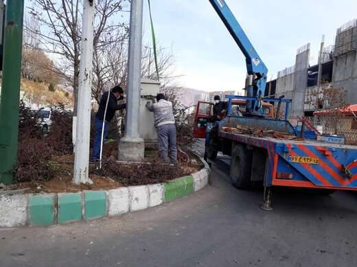 سیستم هوشمند ( scats ) در تقاطع گلکار مستقر می شود