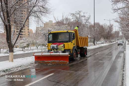 پس از  برف سنگین