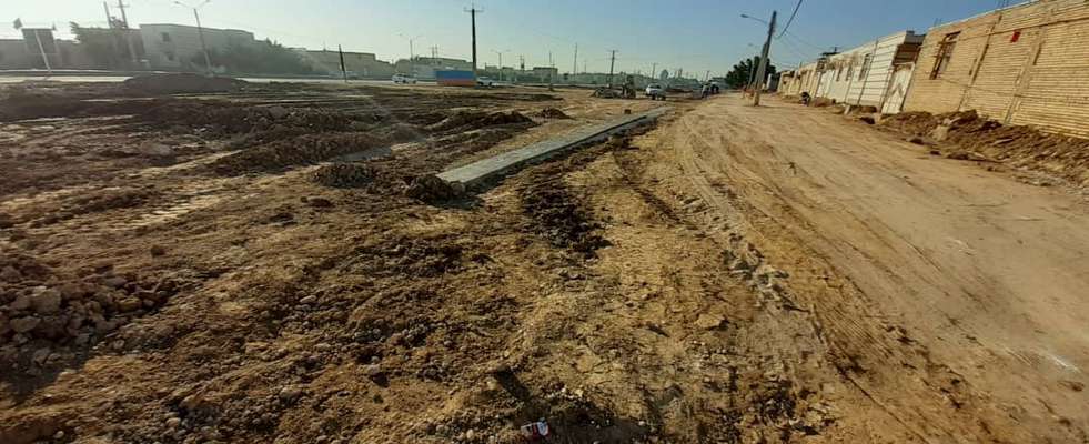 عملیات اجرایی احداث پارک محله ای در کوی نود هکتاری توسط شهرداری خرمشهر آغاز شد