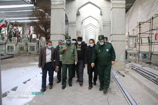 آیین گرامیداشت سالگرد شهید سپهبد سلیمانی در وادی رحمت تبریز