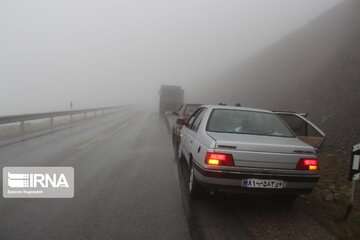 بارش برف و باران در جاده‌های ۹ استان