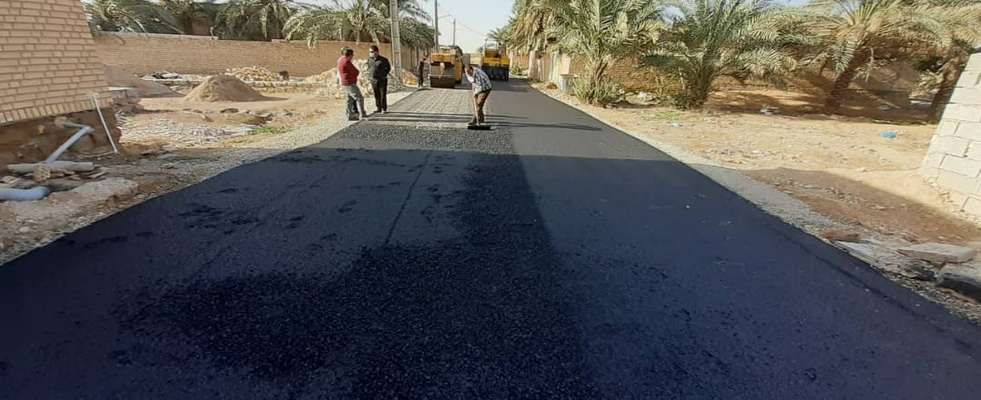 عملیات آسفالت بیش از 30 خیابان در کوی طویجات توسط شهرداری خرمشهر آغاز شد