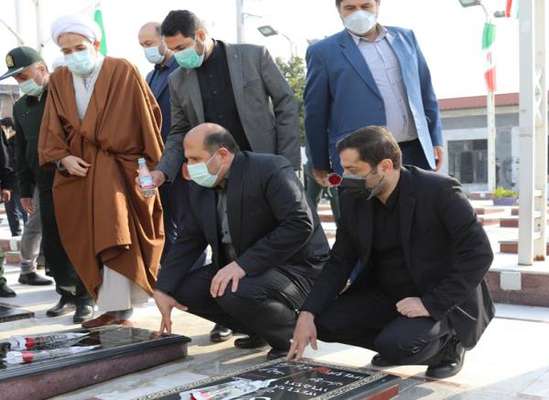 تجدید میثاق سرپرست شهرداری ساری با آرمان های شهدای انقلاب اسلامی