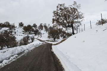 برف‌روبی و بازگشایی ۱۴۰ کیلومتر جاده در خوزستان