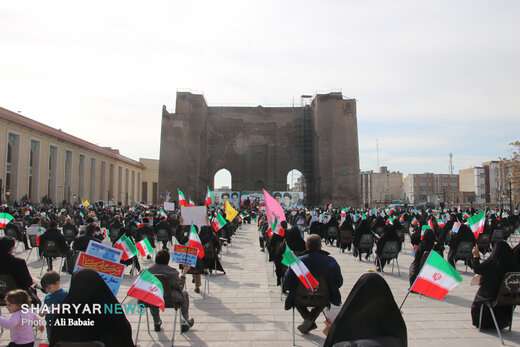 مراسم چهل و دومین سالگرد پیروزی  انقلاب اسلامی ایران در تبریز