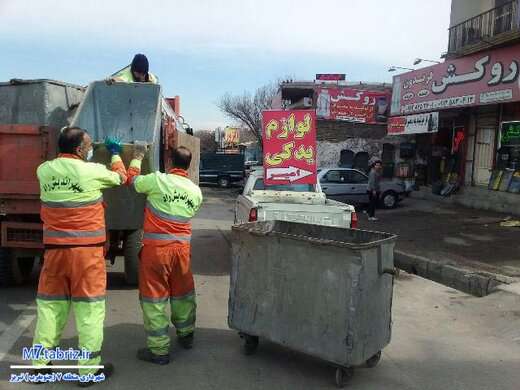 خریداری و تعویض ۵۰ باکس پسماند جدید در جنوب غرب تبریز