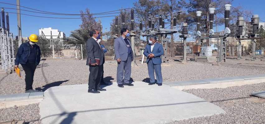 گزارش تصویری بازدید مدیرعامل برق منطقه‌ای یزد از پست‌های شهرستان‌های یزد و مهریز