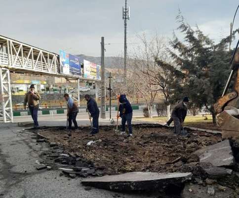 ساماندهی، زیرسازی و آسفالت خیابان پارک دوم بعثت