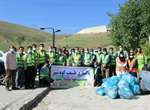 پاکسازی کوه سیر (سیر داغی) توسط پاکبانان سازمان مدیریت پسماند شهرداری ارومیه
