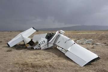 سقوط یک فروند هواپیمای آموزشی سبک در ۵۰مایلی شمال فرودگاه بجنورد
