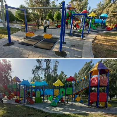 نصب مجموعه وسایل بازی کودکان با اعتبار ۸۰۰ میلیون تومان در پارک بیان خرمشهر