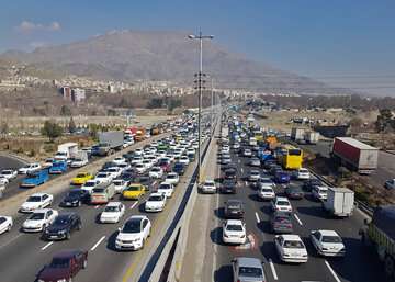 افزایش ۱.۸ درصدی تردد جاده‌ای در شبانه‌روز گذشته