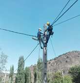 ۳۵ کیلومتر از شبکه توزیع برق شهرستان مهدیشهر سمنان بهینه‌سازی شد