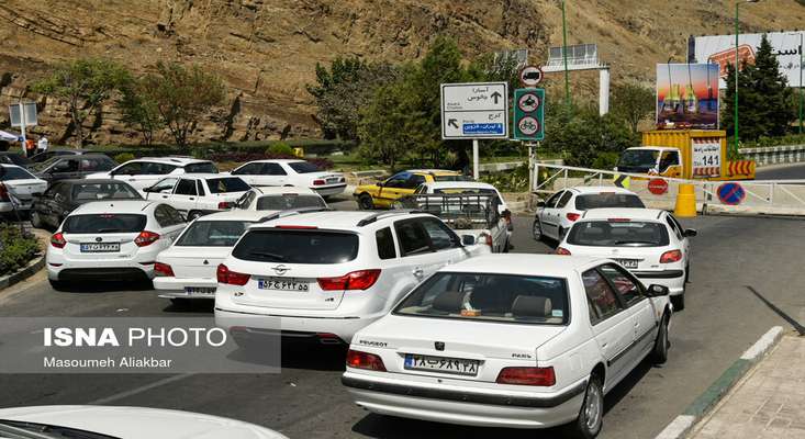 مسدود شدن آزادراه تهران-شمال و ترافیک سنگین‌تر در جاده‌ چالوس