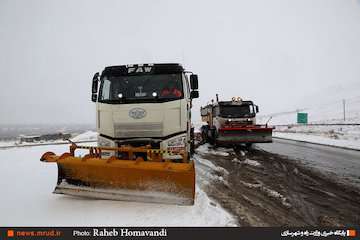 آماده‌باش ۵۴۲ نیروی انسانی در ۵۷ راهدارخانه  استان گیلان در طرح راهداری زمستانی