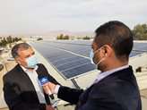 بهره‌برداری از نیروگاه خورشیدی 100 کیلوواتی در شهرک صنعتی سمنان