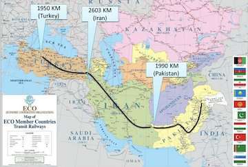 Second ITI Freight Train Enters Tehran