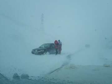 هواشناسی مازندران نسبت به کولاک برف در جاده‌ها هشدار داد