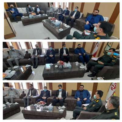 شهردار خرمشهر به همراه اعضا شورا با فرمانده نیروی انتظامی دیدار کرد