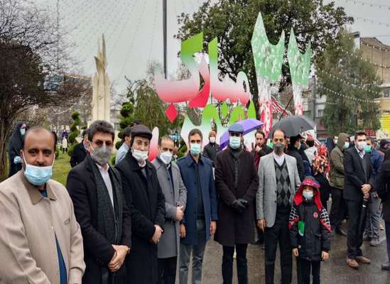 راهپیمایی با شکوه چهل و سومین سالگرد پیروزی انقلاب اسلامی در ساری