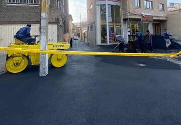 توزیع ۸۰۰ تن آسفالت در دو ماه اخیر در معابر بافت مرکزی شهر
