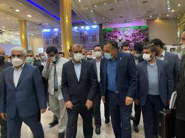 وزیر راه و شهرسازی از فرودگاه مشهد بازدید کرد