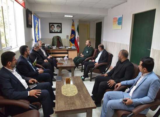 دیدار رئیس و اعضای شورای اسلامی شهر ساری با تعدادی از مسئولان شهرستان