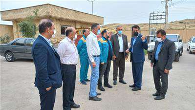 بازدید مدیرعامل شرکت برق منطقه‌ای خوزستان از پست‌‌های برق شهرستان رامهرمز