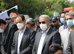 حضور اعضای شورای اسلامی شهر و شهردار ارومیه در راهپیمایی روز جهانی قدس