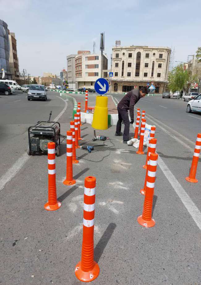 تعویض و نصب تجهیزات ترافیکی در هسته مرکزی تبریز