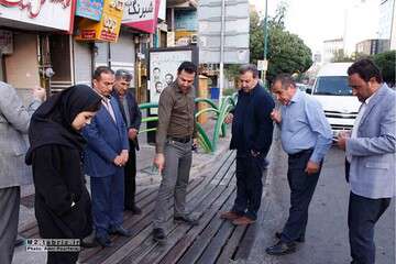 بررسی و رفع برخی مشکلات بلوار ۲۹ بهمن از سوی شهرداری منطقه ۲ تبریز