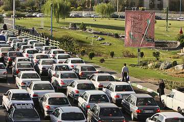 بشنوید| ترافیک سنگین در آزادراه قزوین - کرج محدوده پل فردیس