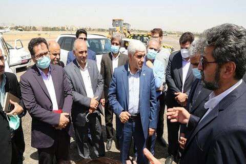 بازدید و برگزاری پنجاه و دومین جلسه کنترل پروژه بهسازی باند ۲۹ چپ فرودگاه مهرآباد